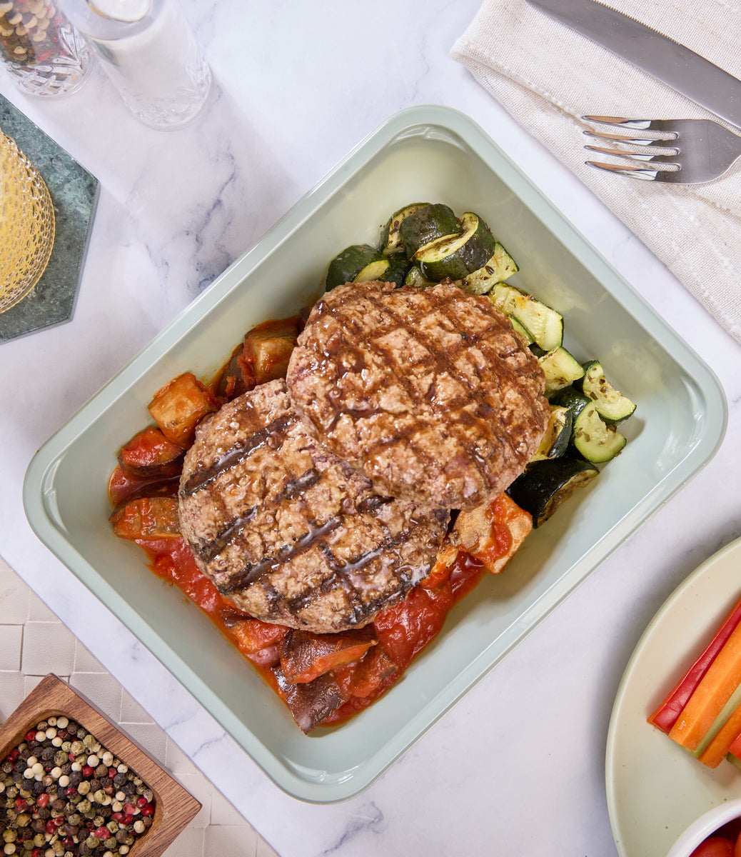 2025 - Clean Bulking Meal Box - Ground Beef - Umami Bomb Burguer - photo0