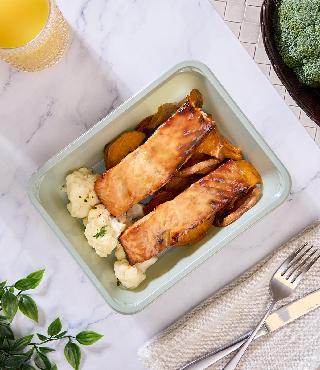 2025 - Clean Bulking Meal Box - Fish #2 - Maple Dijon Glazed Salmon - photo0