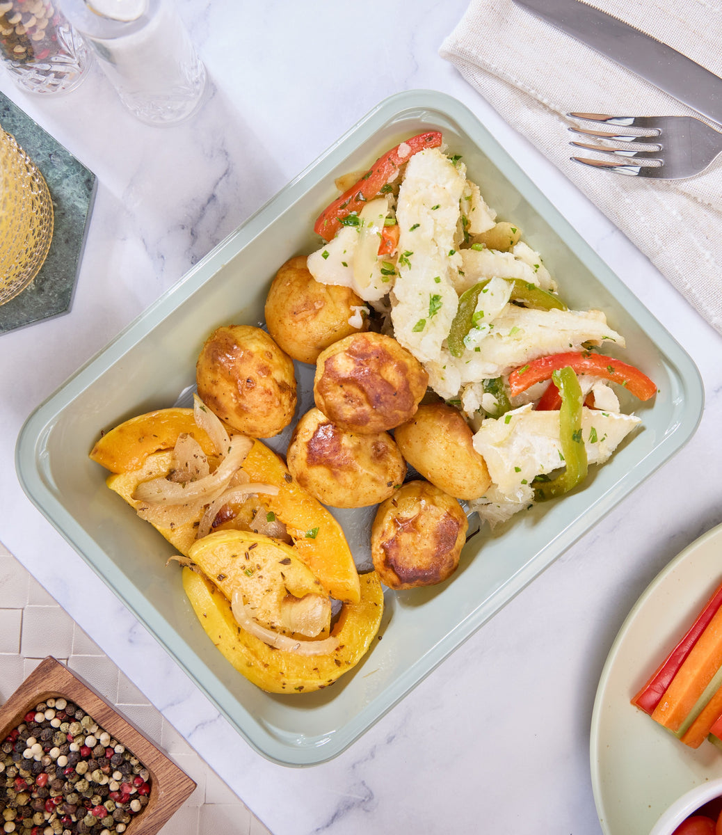 2025 - Clean Bulking Meal Box - Fish #2 - Roast garlic & Peppers Cod - photo0