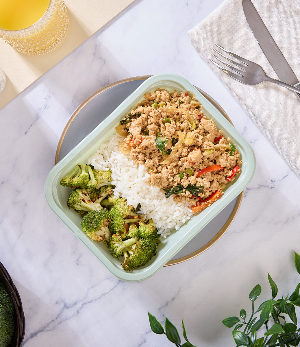 2025 - Pro Athlete Meal Box - Ground Chicken - Thai Pad Krapow - photo0