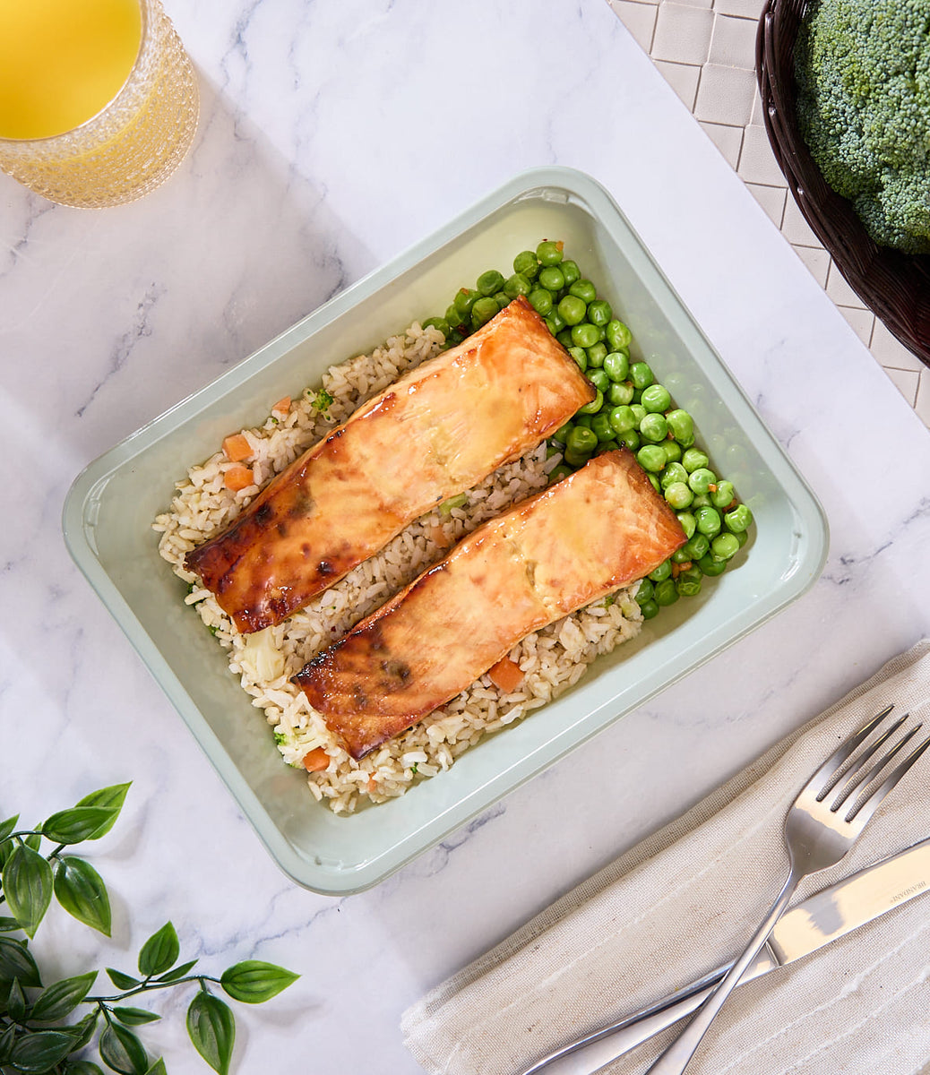 2025 - Clean Bulking Meal Box - Fish #1 - Maple Dijon Glazed Salmon - photo0