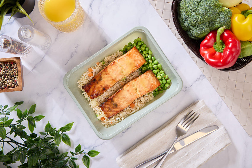 2025 - Clean Bulking Meal Box - Fish #1 - Maple Dijon Glazed Salmon - photo0