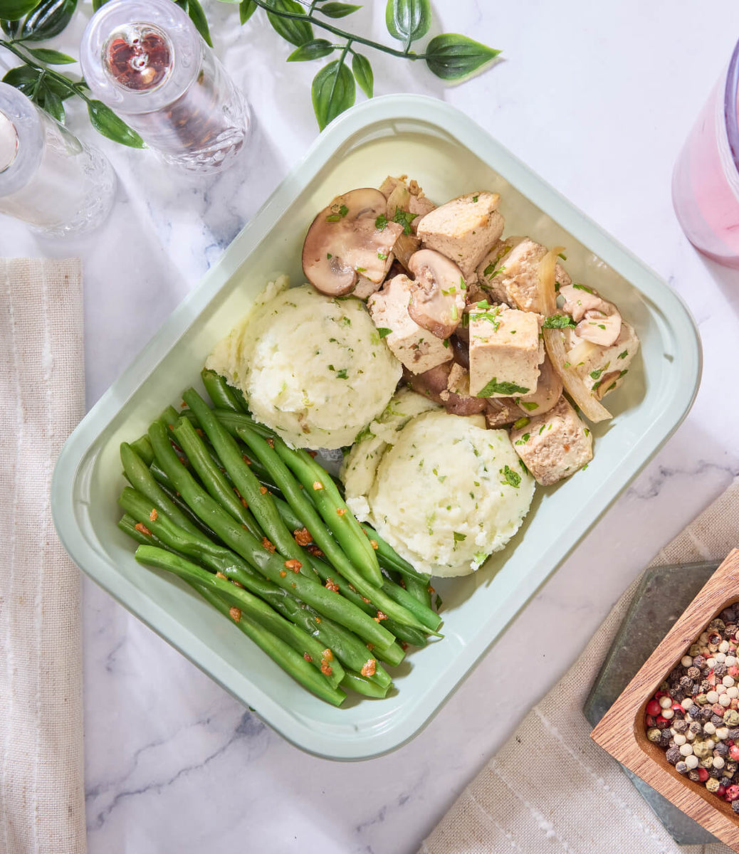 2025 - Vegan Meal Box - Vegan #1 - Mushrooms and Tofu Trifolati - photo0