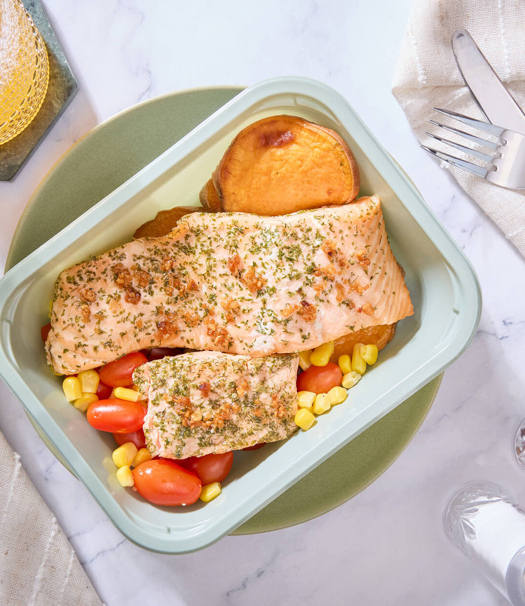 2025 - GLP1 Meal Box - Fish #2 - Garlic Herb Salmon - photo0