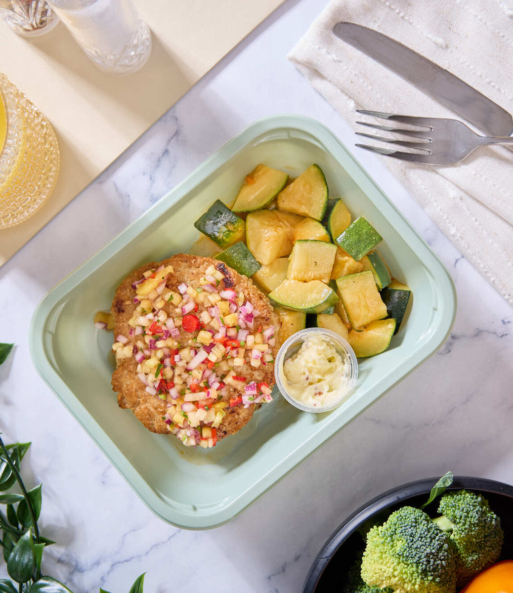 2025 - Keto Meal Box - Ground Chicken - Hawaiian Chicken Burger - photo0