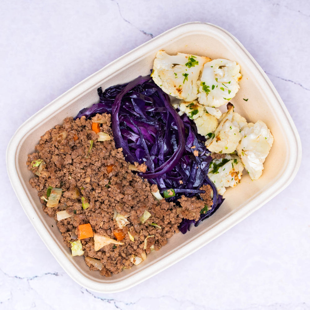 Low Carb Meal Box - Ground Beef #1 - Asian Spicy Ground Beef - photo1