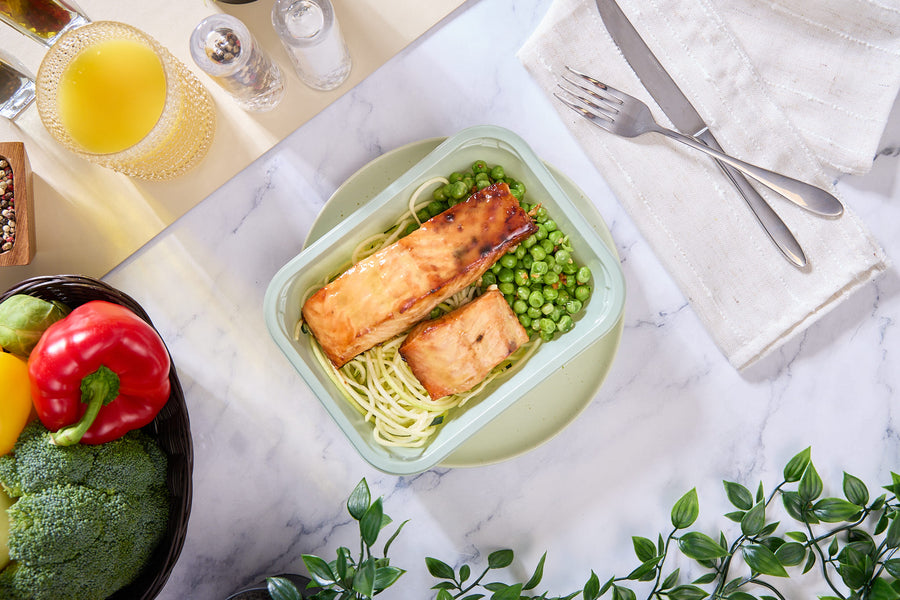 2025 - GLP1 Meal Box - Fish #1 - Maple Dijon Glazed Salmon - photo0