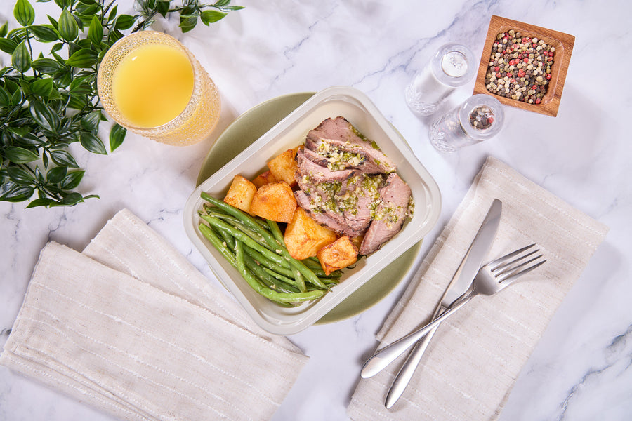 2025 - GLP1 Meal Box - Steak #1 - Garlic and Herbs Roast Beef - photo0