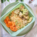 Clean Bulking Meal Box - Chicken Thigh #1 - Pesto Chicken