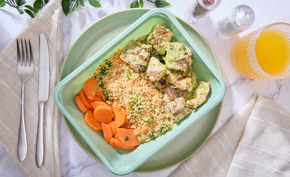 2025 - Clean Bulking Meal Box - Chicken Thigh #1 - Pesto Chicken - photo0