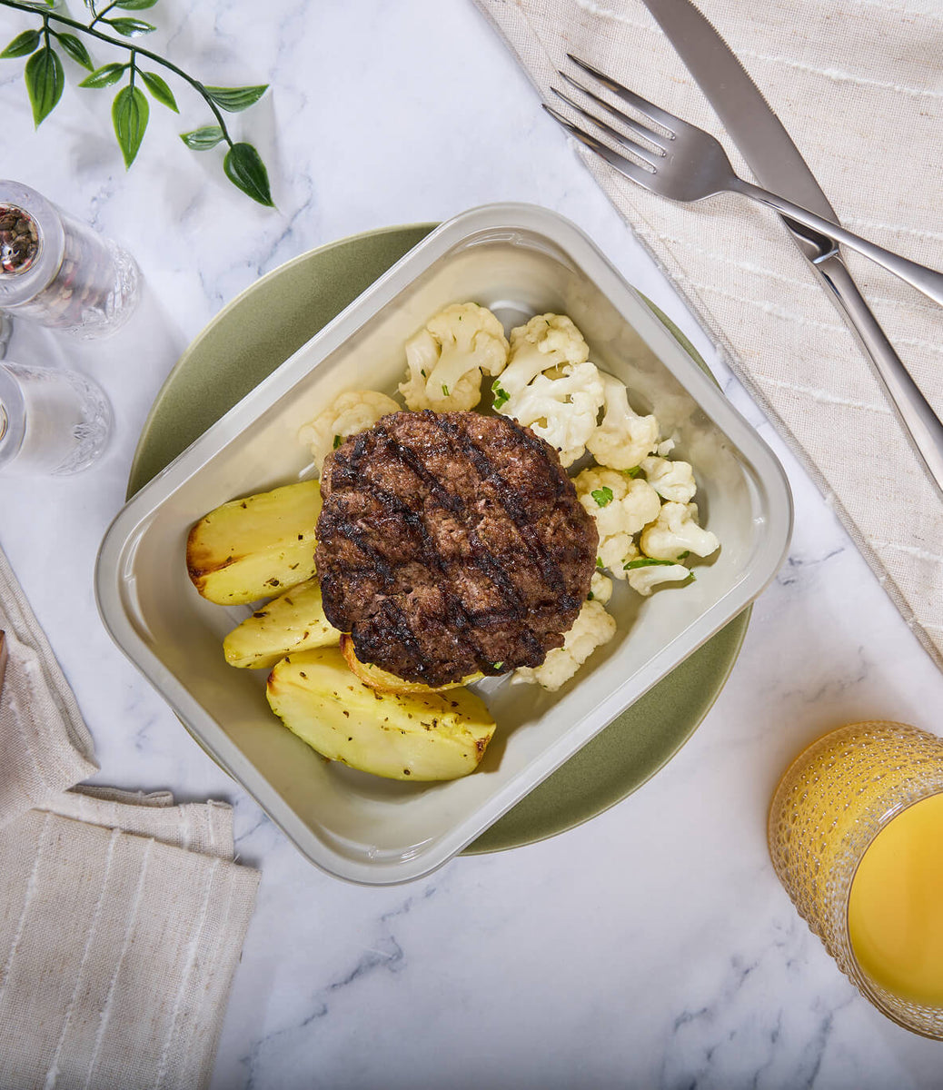 2025 - Power Meal Box - Ground Beef - Kibbeh Burger - photo0
