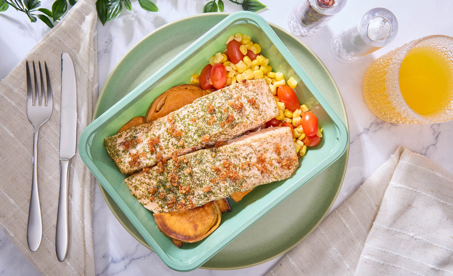 2025 - Clean Bulking Meal Box - Fish #2 - Garlic Herb Salmon - photo0