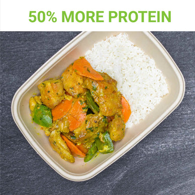 Pro Athlete Meal Box - Chicken Thigh #2 - Thai Curry Chicken - photo0