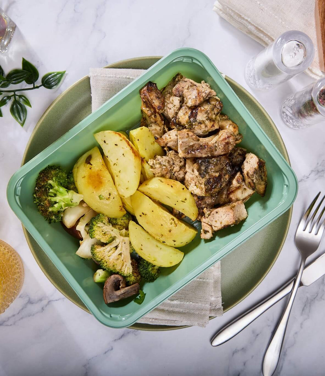 2025 - Clean Bulking Meal Box - Chicken Thigh #1 - Souvlaki Chicken - photo0