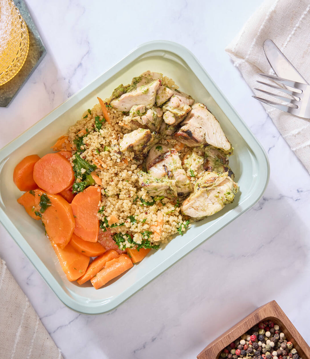 2025 - Lean Muscle Meal Box - Chicken Thigh #1 - Pesto Chicken - photo0