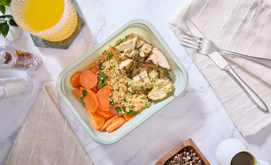 2025 - Lean Muscle Meal Box - Chicken Thigh #1 - Pesto Chicken - photo0