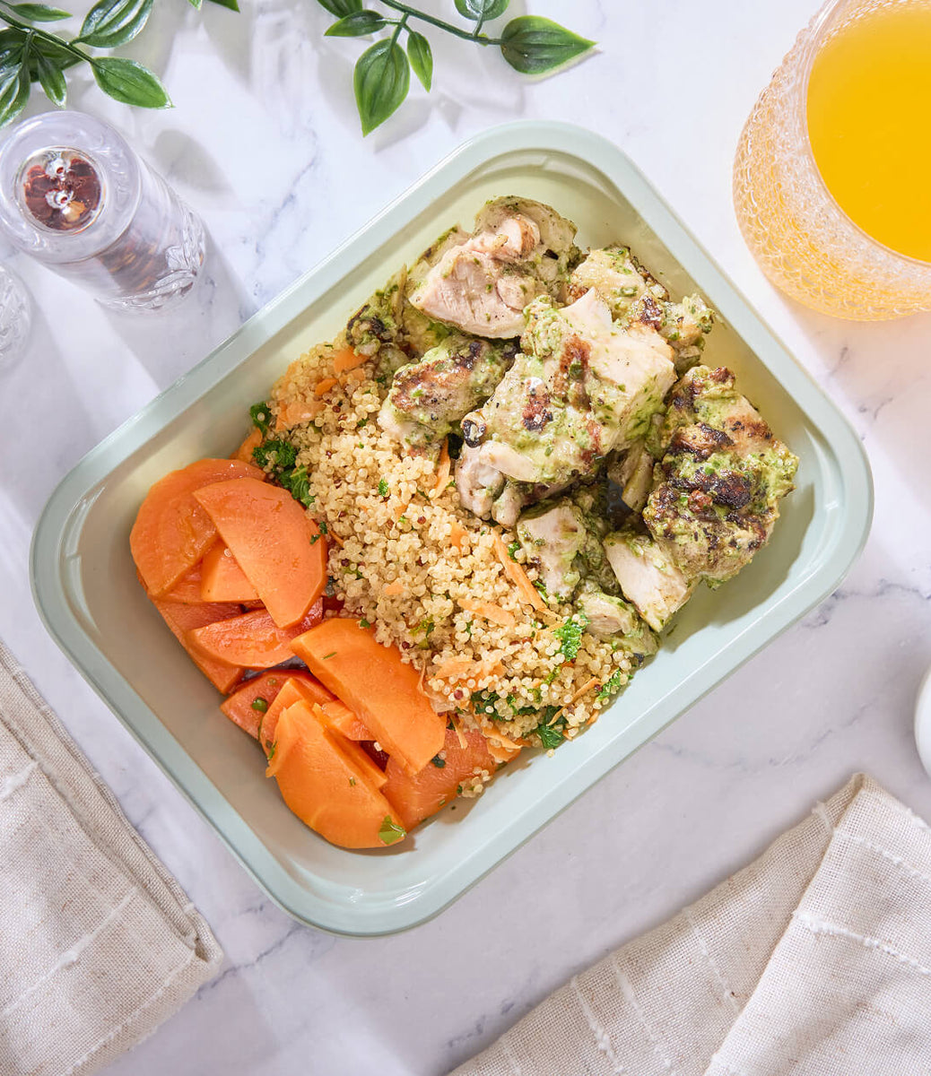2025 - Pro Athlete Meal Box - Chicken Thigh #1 - Pesto Chicken - photo0