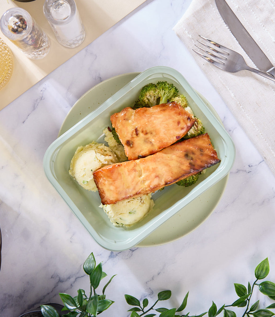2025 - GLP1 Meal Box - Fish #2 - Maple Dijon Glazed Salmon - photo0