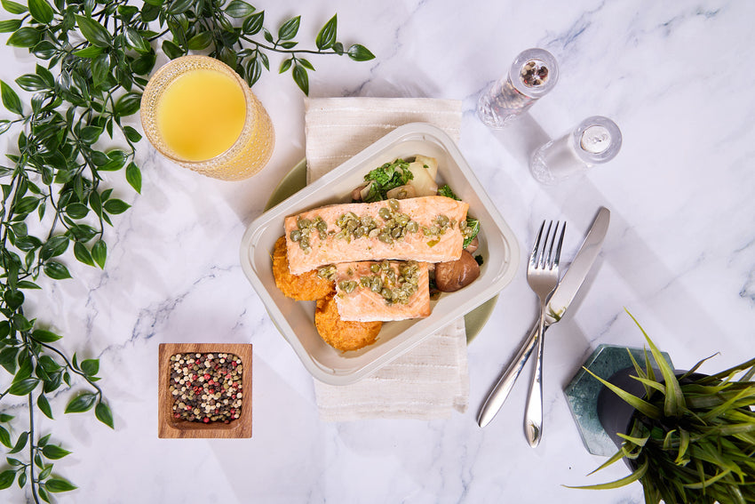 2025 - Pro Athlete Meal Box - Fish #1 - Lemon Capers Salmon - photo0