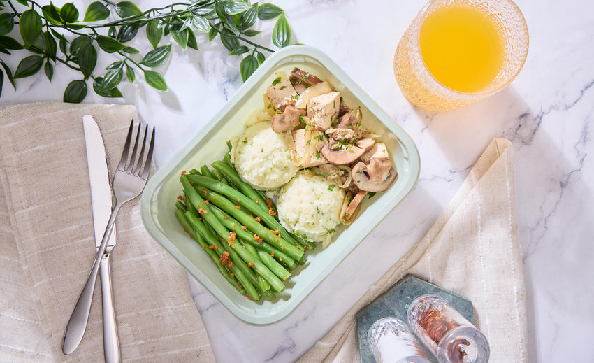 2025 - Power Meal Box - Vegan #1 - Mushrooms and Tofu Trifolati - photo0