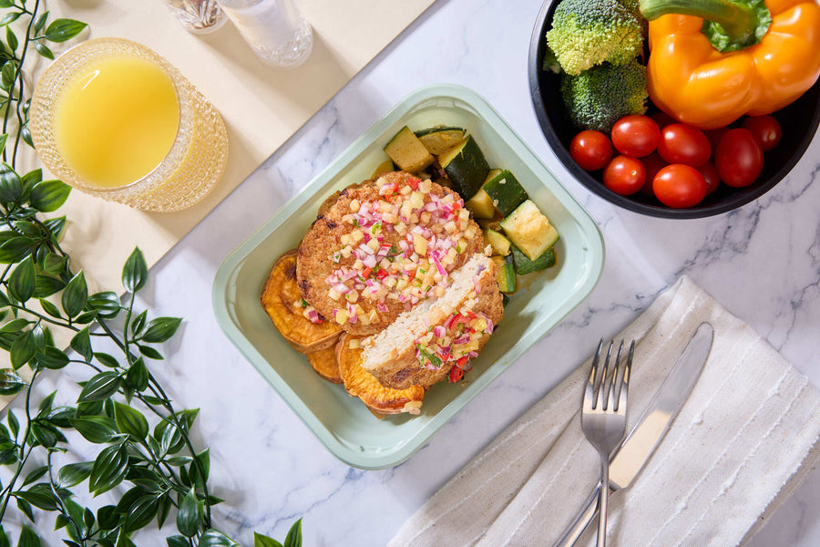 2025 - GLP1 Meal Box - Ground Chicken - Hawaiian Chicken Burger - photo0