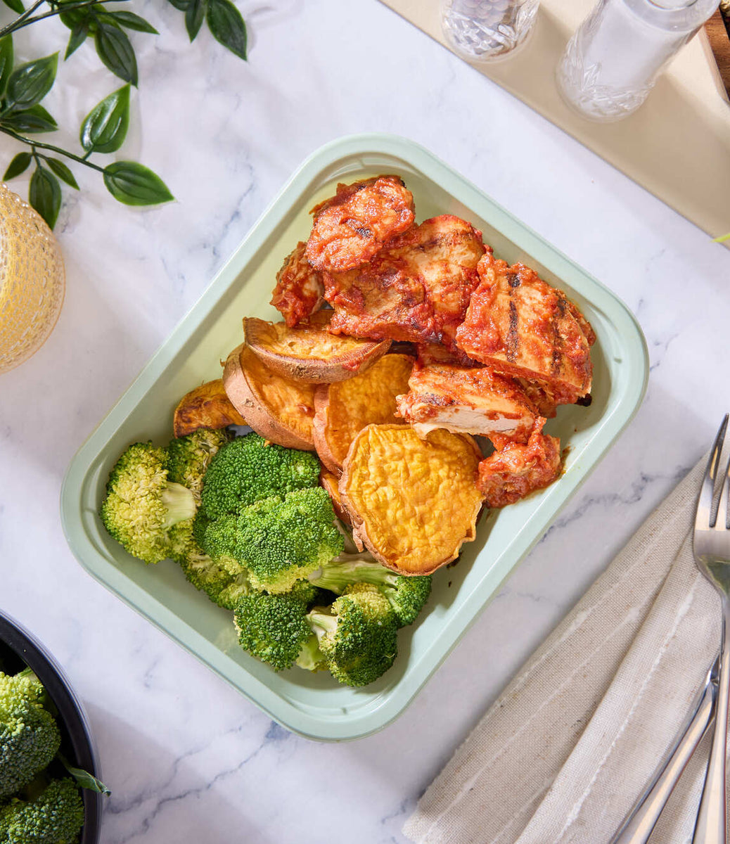 2025 - Pro Athlete Meal Box - Chicken Thigh #1 - BBQ Jerk Chicken - photo0