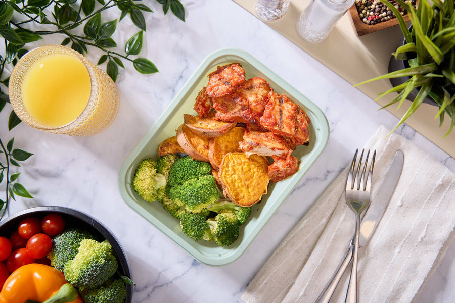 2025 - Pro Athlete Meal Box - Chicken Thigh #1 - BBQ Jerk Chicken - photo0