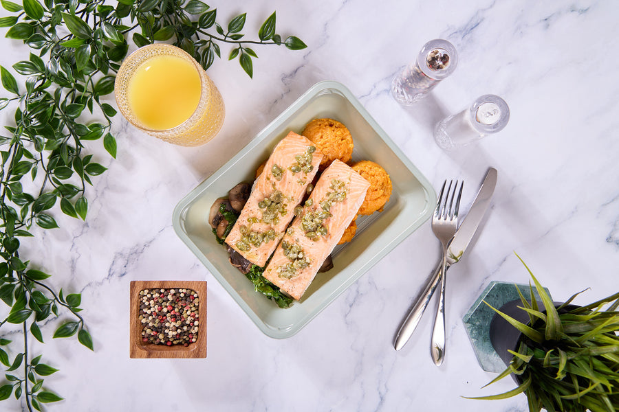 2025 - Clean Bulking Meal Box - Fish #1 - Lemon Capers Salmon - photo0
