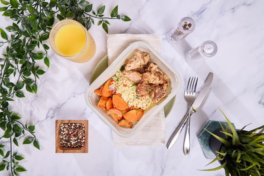 2025 - Pro Athlete Meal Box - Chicken Thigh #1 - Honey Garlic Chicken - photo0