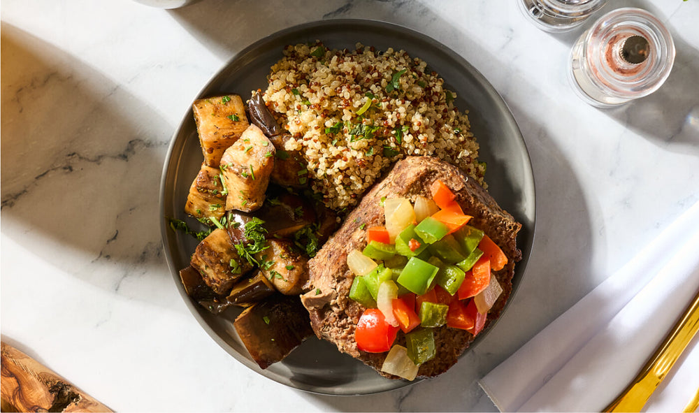 GLP1 Meal Box - Ground Beef #1 - Mediterranean Meatloaf - photo0