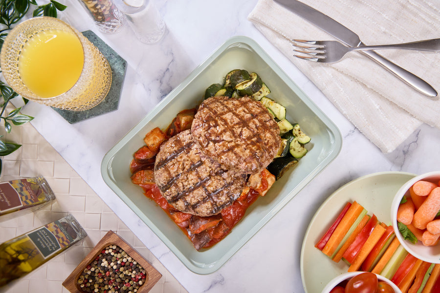 2025 - Clean Bulking Meal Box - Ground Beef - Umami Bomb Burguer - photo0
