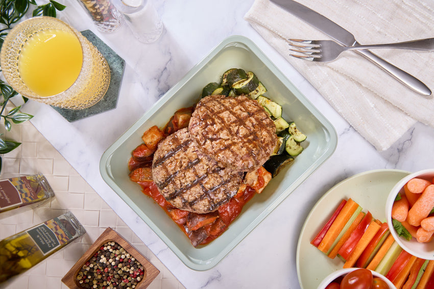 2025 - Clean Bulking Meal Box - Ground Beef - Umami Bomb Burguer - photo0