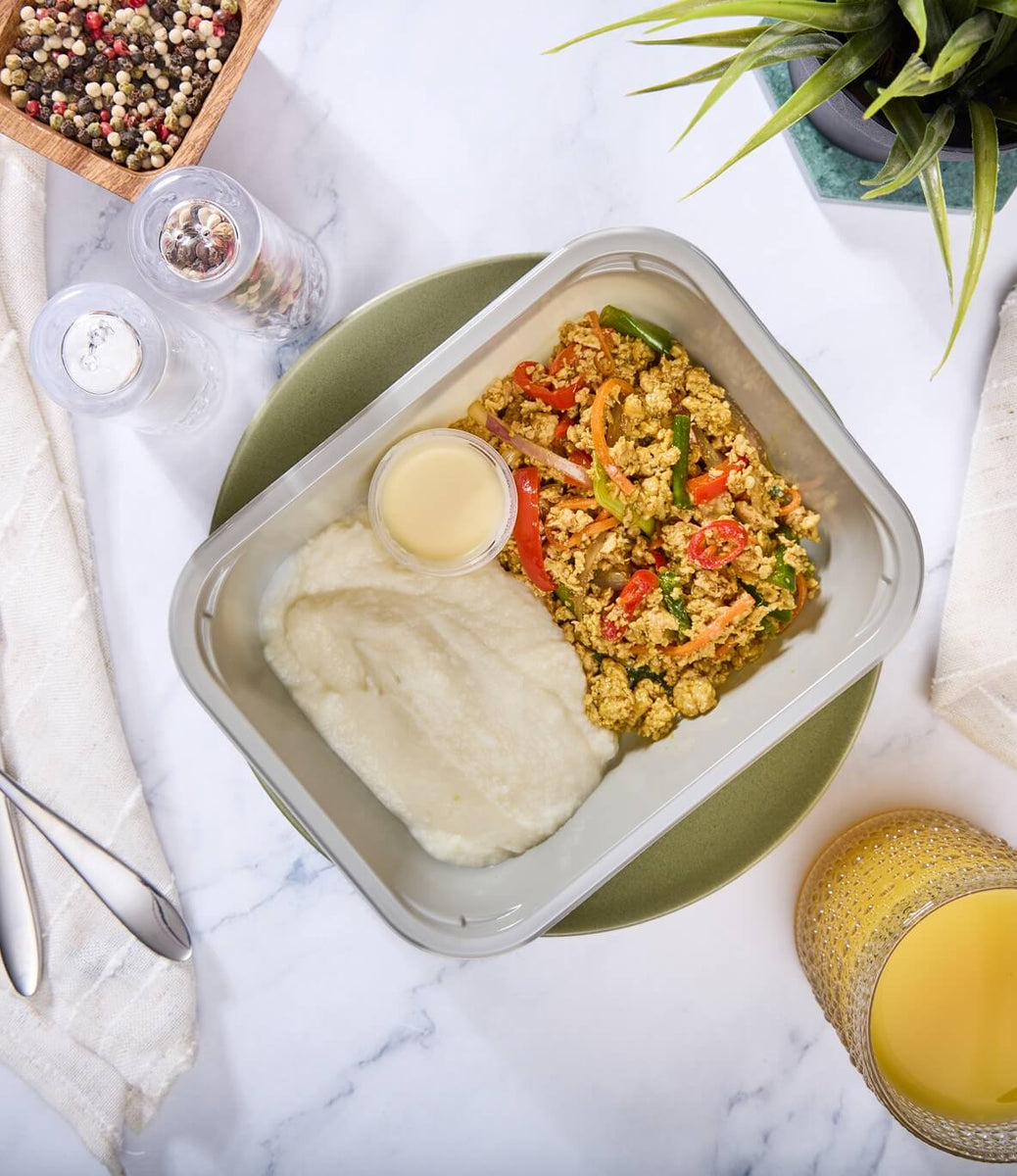 2025 - Keto Meal Box - Ground Chicken - Orange Ground Chicken & Veggies - photo0