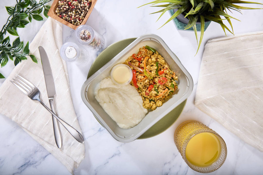 2025 - Keto Meal Box - Ground Chicken - Orange Ground Chicken & Veggies - photo0