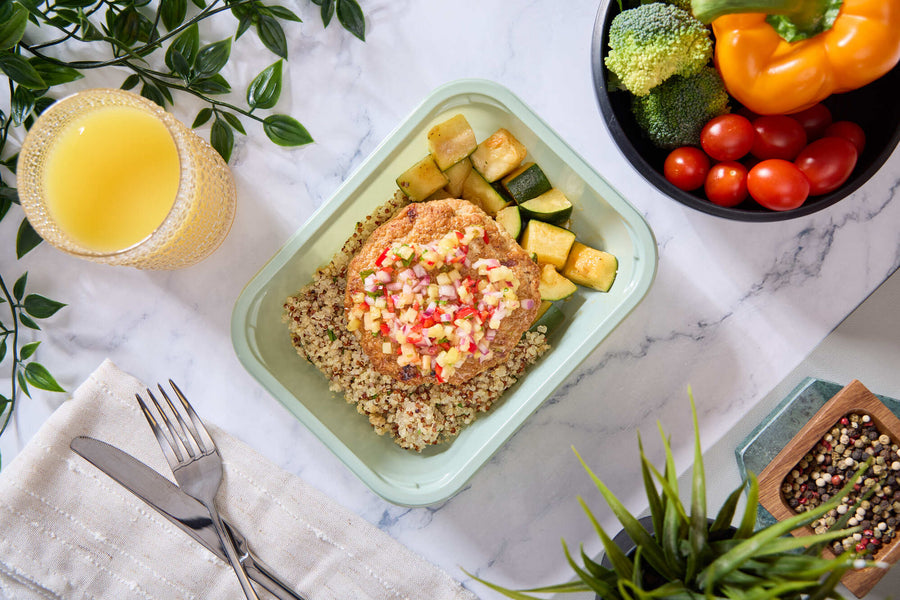 2025 - Power Meal Box - Ground Chicken - Hawaiian Chicken Burger - photo0
