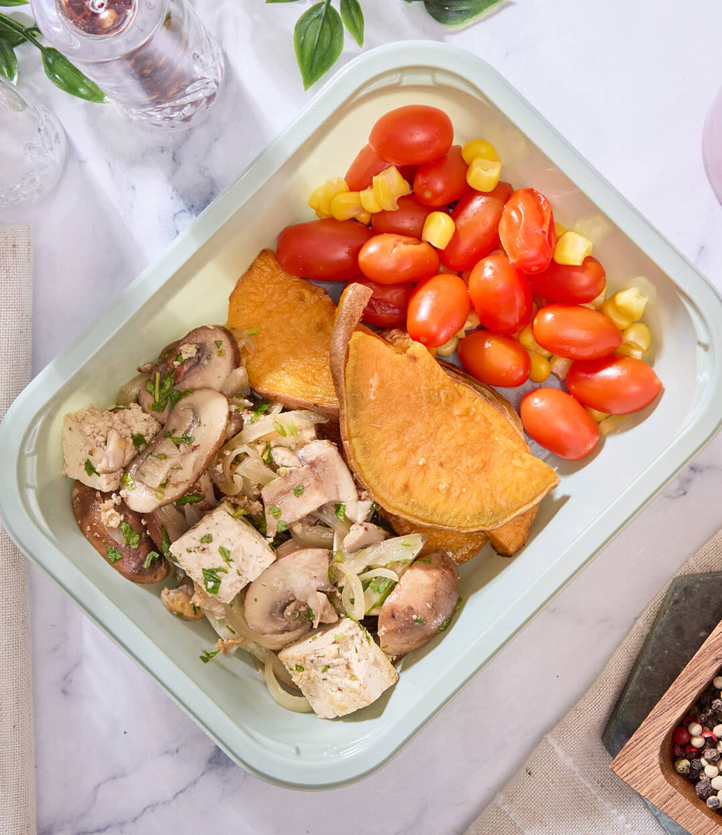 2025 - Vegan Meal Box - Vegan #4 - Tofu and Mushrooms Trifolati - photo0