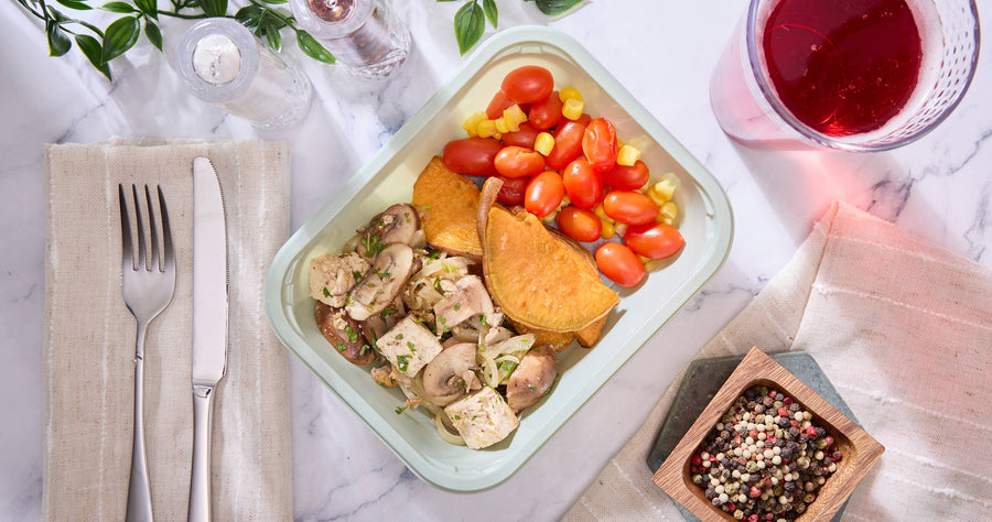2025 - Vegan Meal Box - Vegan #4 - Tofu and Mushrooms Trifolati - photo0
