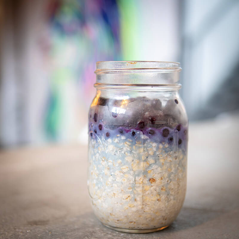 Overnight Oats - Blueberry - photo0