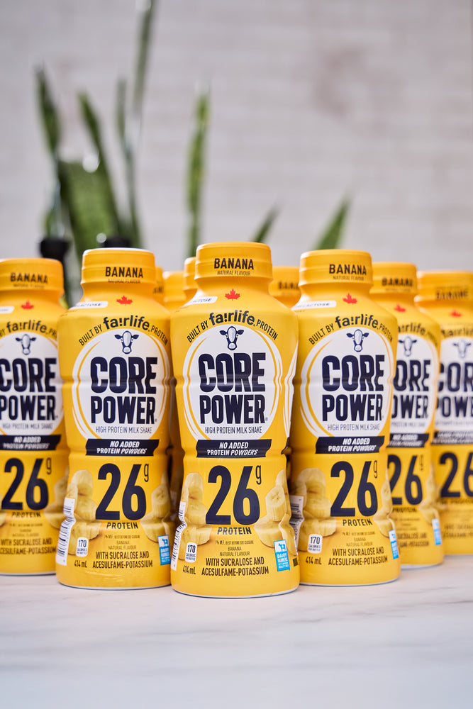 2025 - Core Power Banana - Fairlife 26g High Protein Shake (12 Pack) - photo0