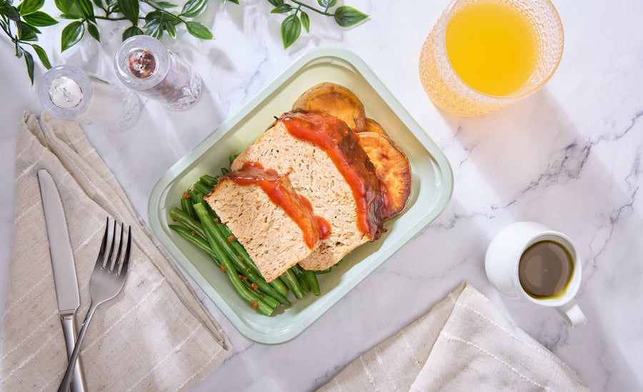 2025 - Pro Athlete Meal Box - Ground Turkey - Southern-Style Turkey Meatloaf - photo0