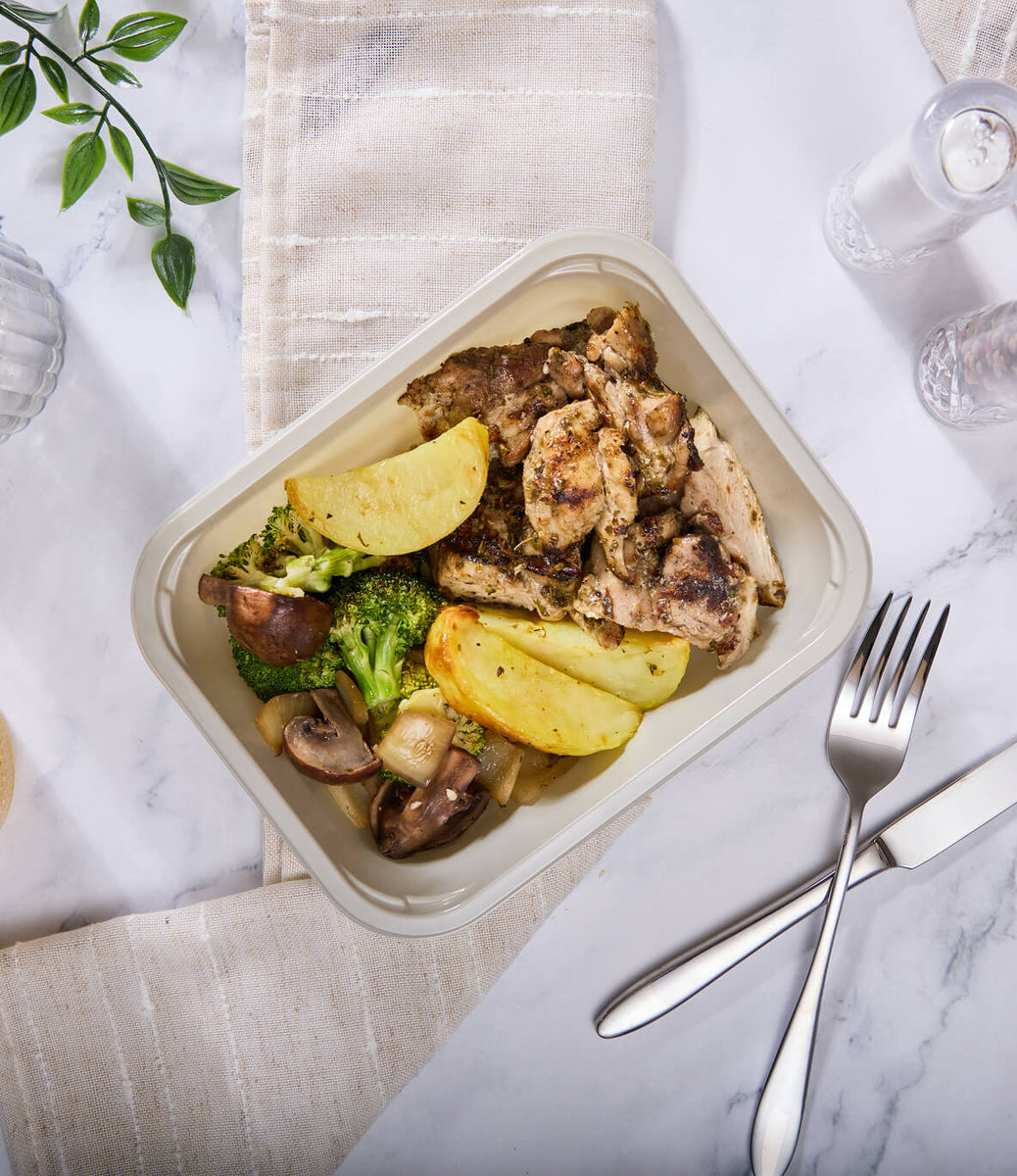 2025 - Pro Athlete Meal Box - Chicken Thigh #1 - Souvlaki Chicken - photo1
