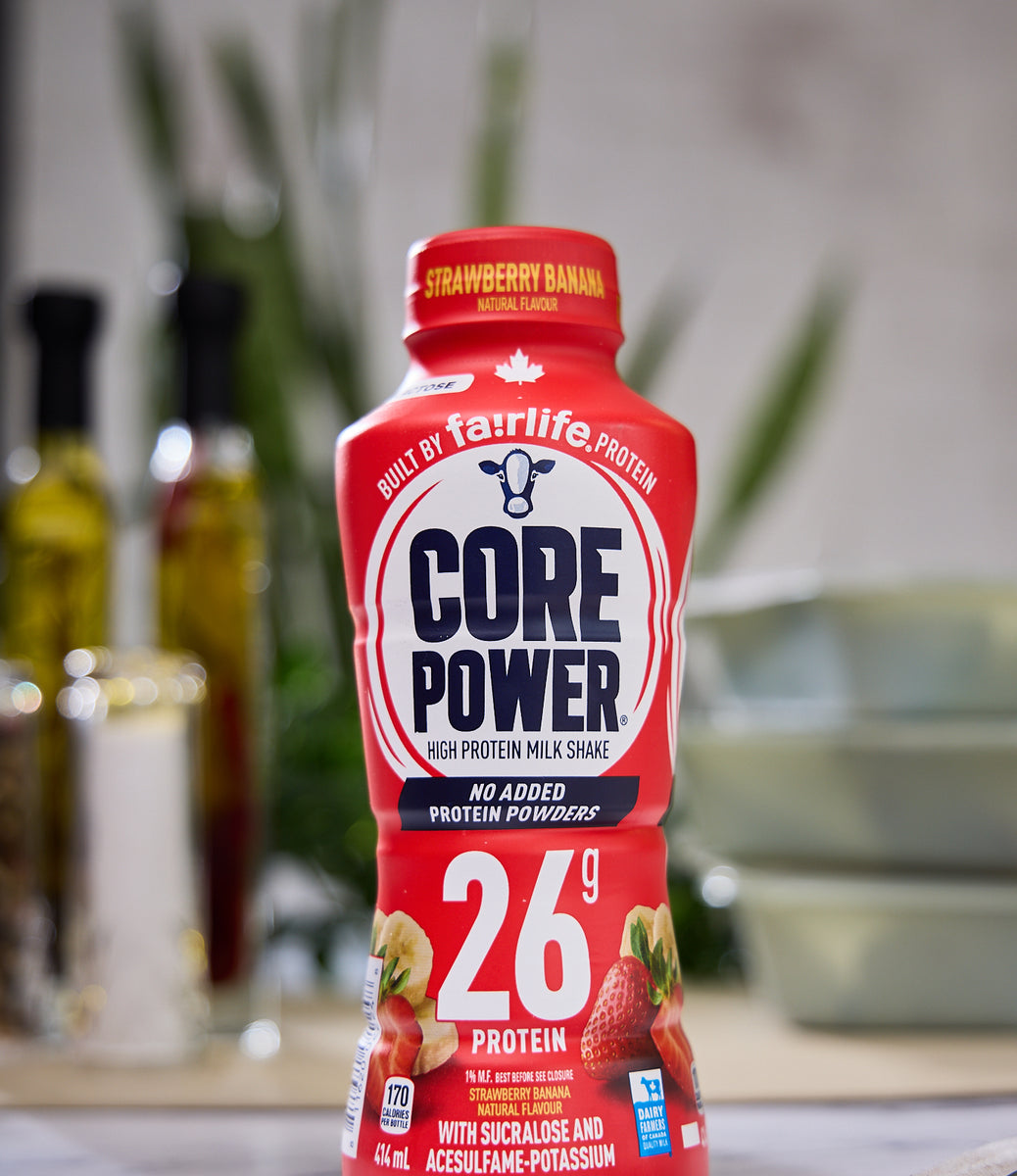 2025 - Core Power Strawberry Banana - Fairlife 26g High Protein Shake - photo0