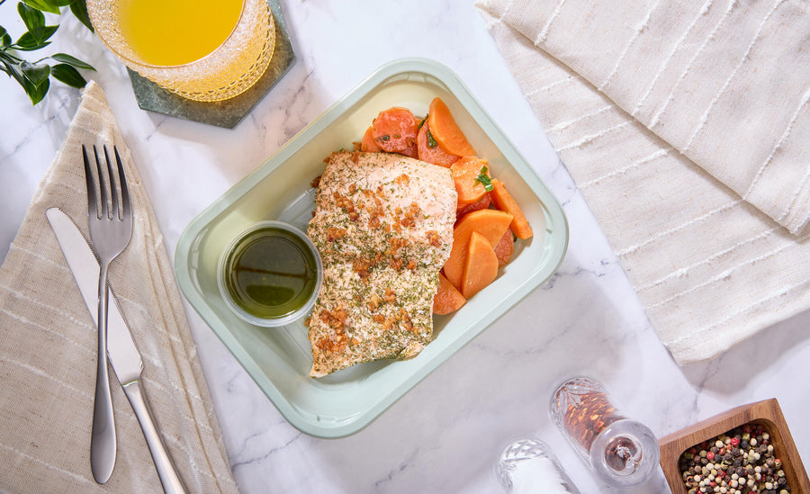 2025 - Keto Meal Box - Fish #1 - Garlic Herb Salmon - photo0