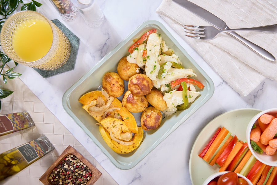 2025 - Clean Bulking Meal Box - Fish #2 - Roast garlic & Peppers Cod - photo0