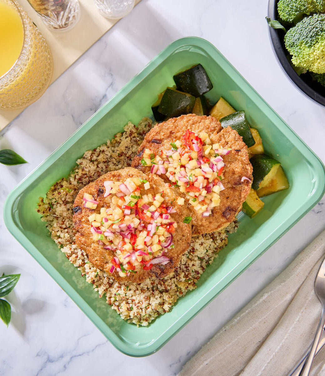 2025 - Clean Bulking Meal Box - Ground Chicken - Hawaiian Chicken Burger - photo0