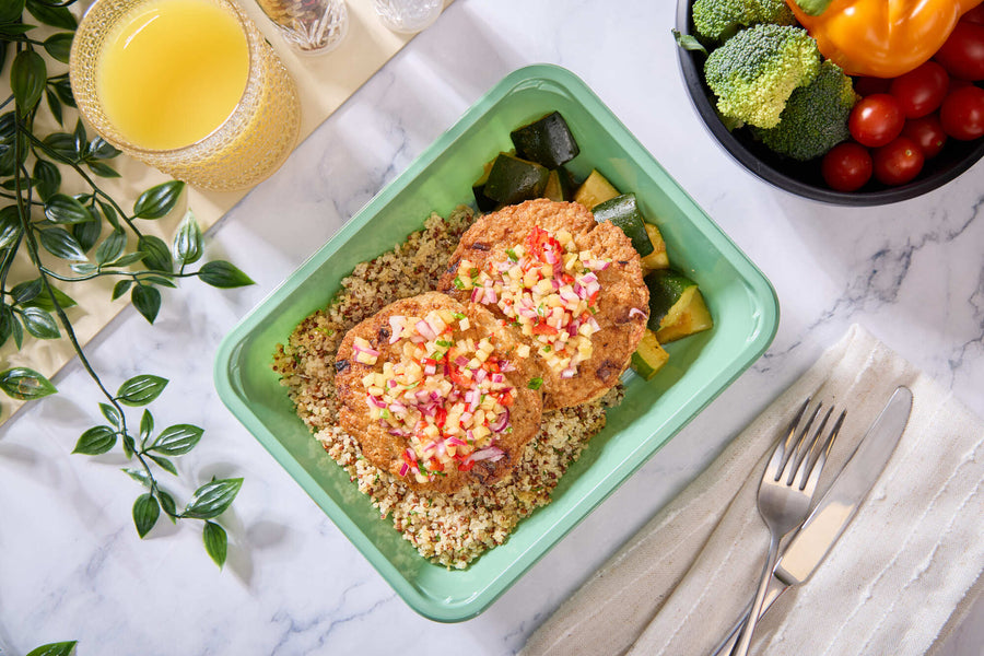 2025 - Clean Bulking Meal Box - Ground Chicken - Hawaiian Chicken Burger - photo0
