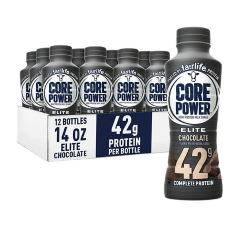 Core Power Elite Chocolate - Fairlife 42g High Protein Shake (12 Pack)