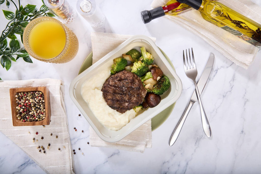 2025 - Lean Muscle Meal Box - Ground Beef - Kibbeh Burger - photo0