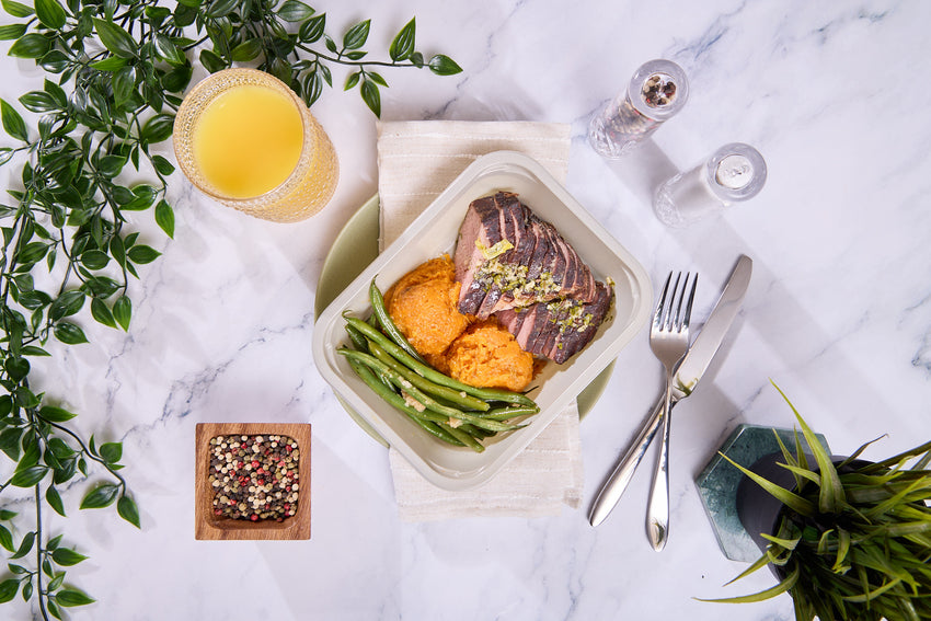 2025 - Pro Athlete Meal Box - Steak #1 - Garlic and Herbs Roast Beef - photo0
