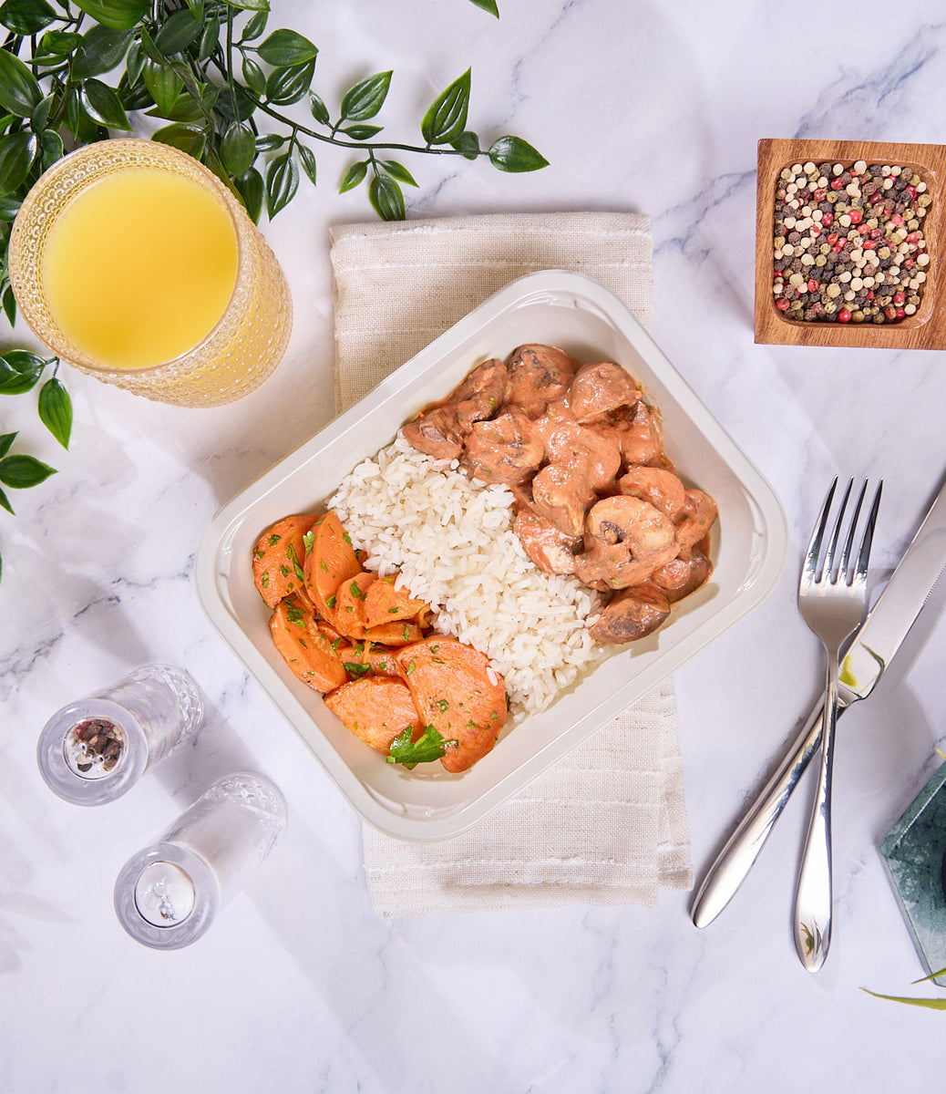 2025 - Power Meal Box - Vegan #3 - Vegan Mushroom Stroganoff - photo0